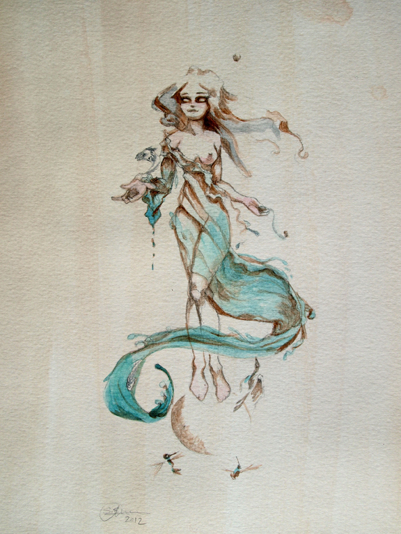  ask Siolo about her art, her mermaid art, and mermaids generally